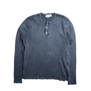 Never Lose Hedge Stonewashed Black Long Sleeve Men XL